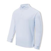 Unisex Adults Sun Smart L/S Polo White