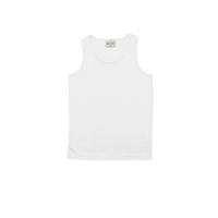 Bocini Adults White Breezeway Singlet