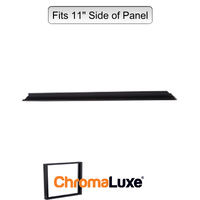 ChromaLuxe Aluminium Frame Section - 11.75" - Brushed Black (298.45mm)