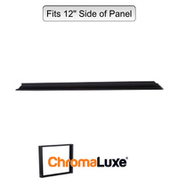 ChromaLuxe Aluminium Frame Section - 12.75" - Brushed Black (323.85mm)