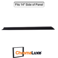 ChromaLuxe Aluminium Frame Section - 14.75" - Brushed Black (374.65mm)