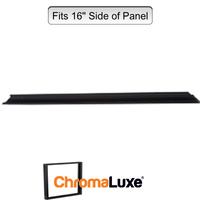 ChromaLuxe Aluminium Frame Section - 16.75" - Brushed Black (425.55mm)