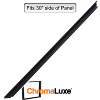 ChromaLuxe Aluminium Frame Section - 30.75" - Brushed Black (781.05mm)