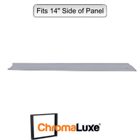 ChromaLuxe Aluminium Frame Section - 14.75" - Brushed Silver (374.65mm)