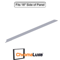 ChromaLuxe Aluminium Frame Section - 18.75" - Brushed Silver (476.25mm)