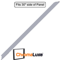 ChromaLuxe Aluminium Frame Section - 30.75" - Brushed Silver (781.05mm)