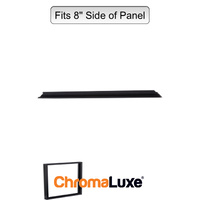 ChromaLuxe Aluminium Frame Section - 8.75" - Brushed Black (222.25mm)