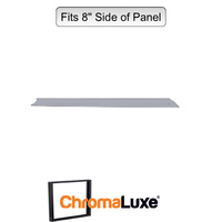 ChromaLuxe Aluminium Frame Section - 8.75" - Brushed Silver (222.25mm)