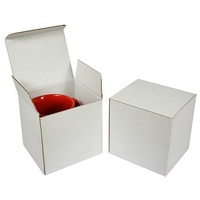 Size # 6 Corrugated White Mug Box