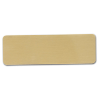 Dynasub Brushed Gold 30 X 24 Name Plate Pack 100