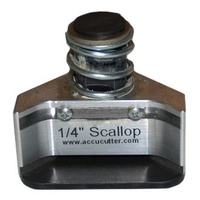 1/4" Scallop Die for the Accucutter CM40