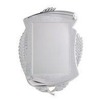 Silver Plaque Laurel 31cm X 22cm