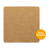 265mm x 305mm Brushed Gold