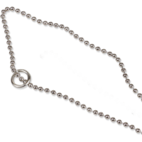 Bead Chain for ID Tags w/Jump Ring